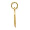 14K Yellow Gold Break Apart Heart Charm Pendant Jewelry 22 X 16mm
